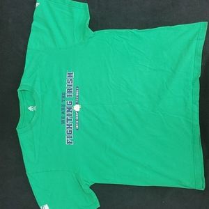 The fighting Irish.  Adidas xl short sleeve t-shirt